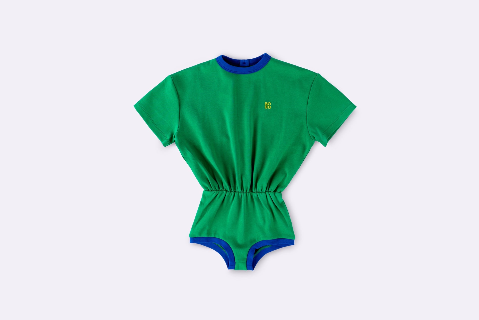 POP PLAYSUIT in GREEN/BLUE