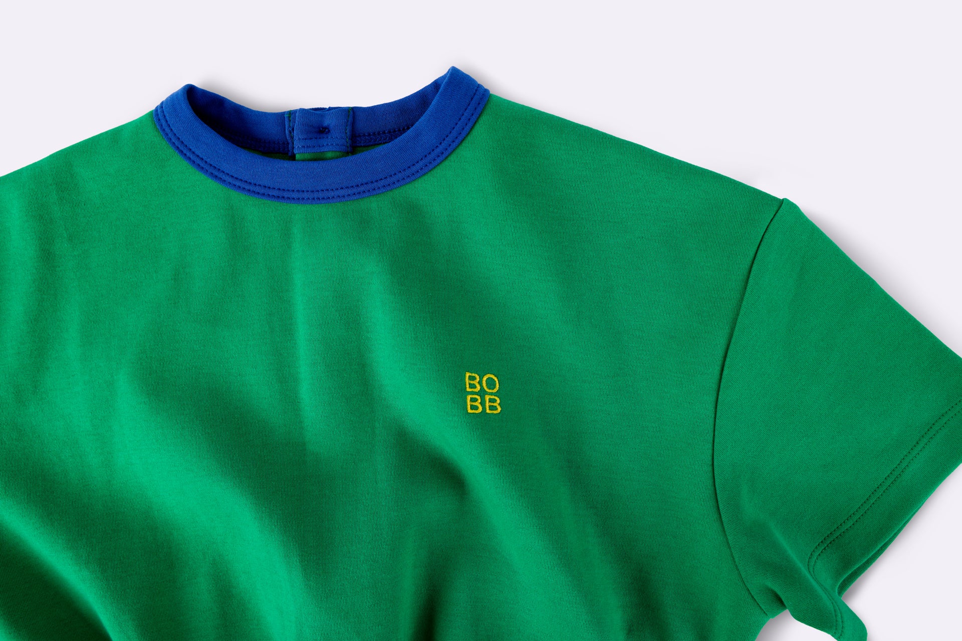 POP PLAYSUIT in GREEN/BLUE