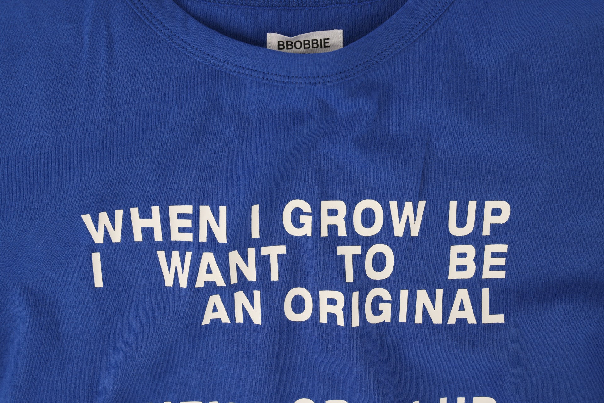THE ORIGINAL TEE in COBALT BLUE