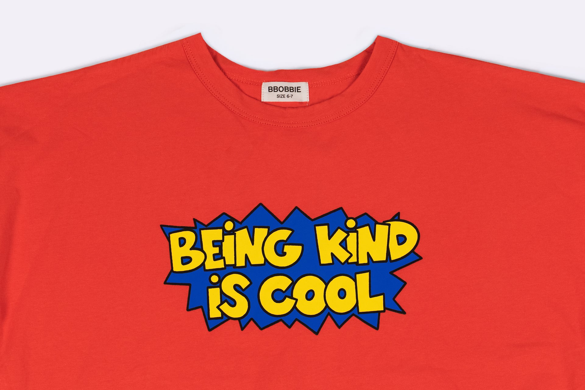 BEING KIND IS COOL TEE in CLASSIC RED