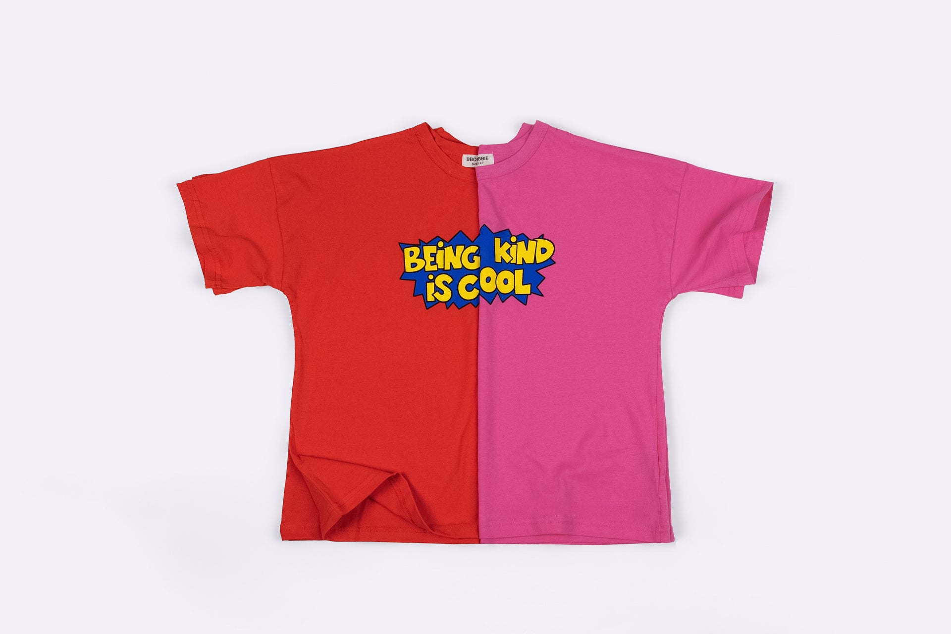 BEING KIND IS COOL TEE in BUBBLEGUM PINK