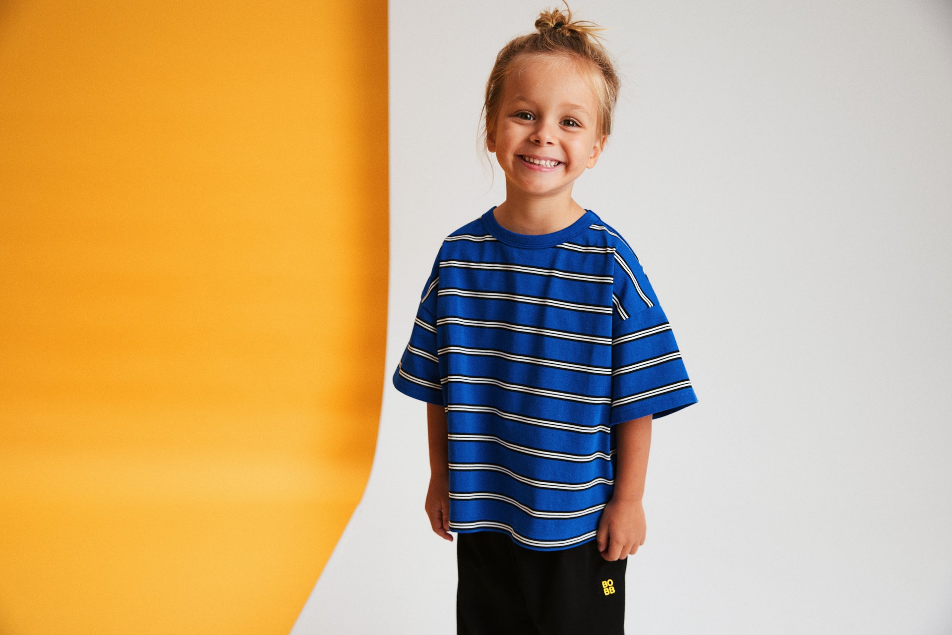 STRIPED TEE in BLUE