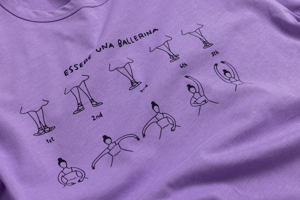 THE BALLERINA TEE in LILAC