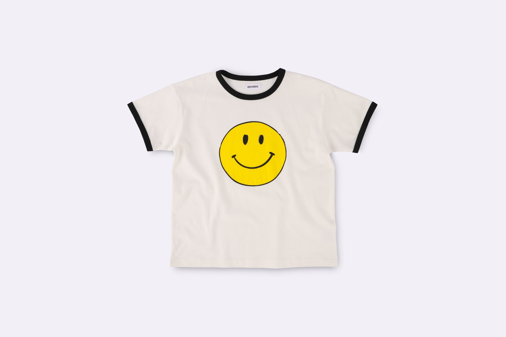 SMILEY TEE in WHITE