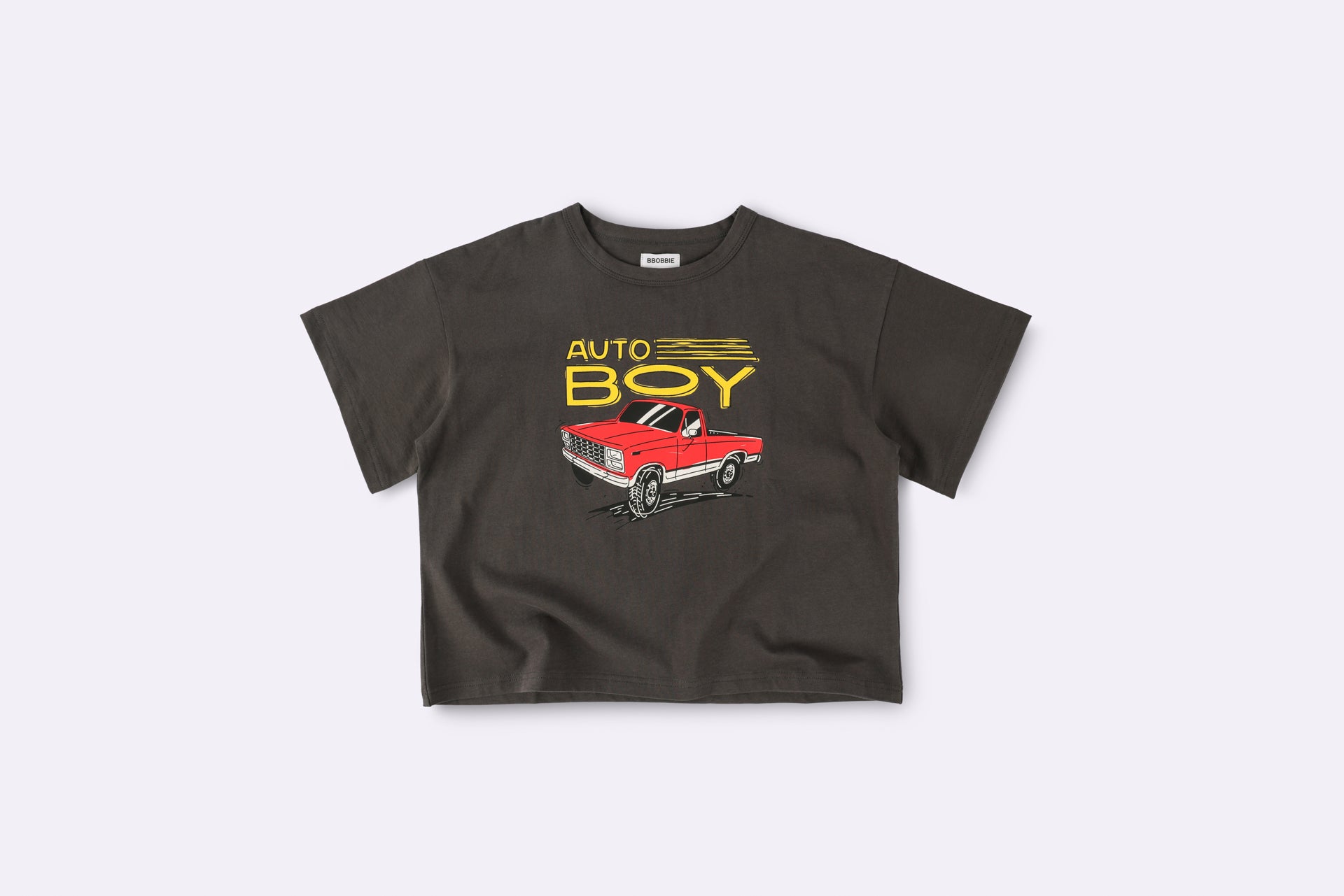 AUTO BOY TEE in WASHED BLACK