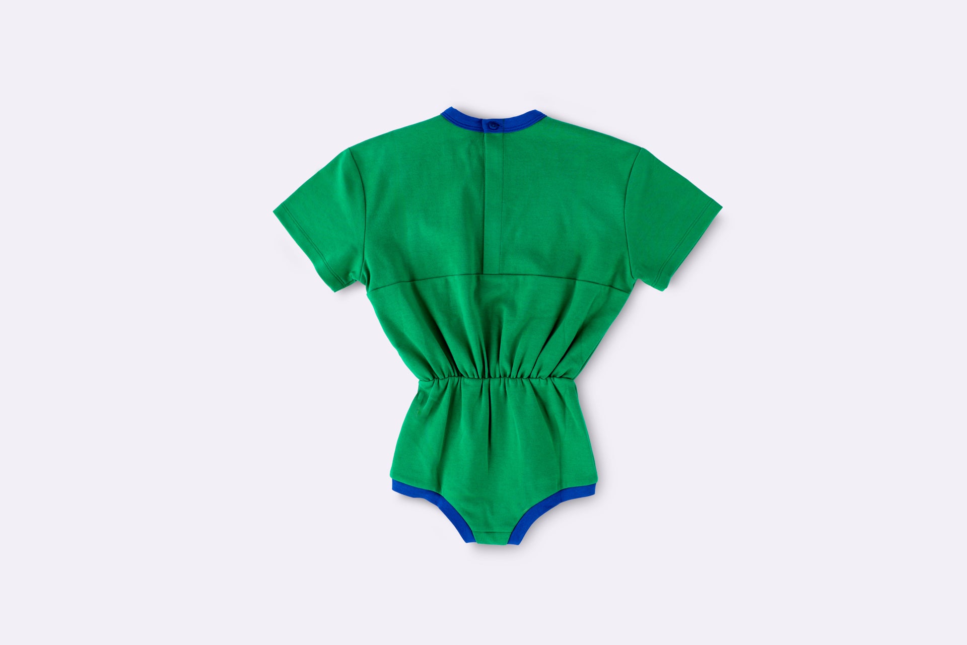 POP PLAYSUIT in GREEN/BLUE