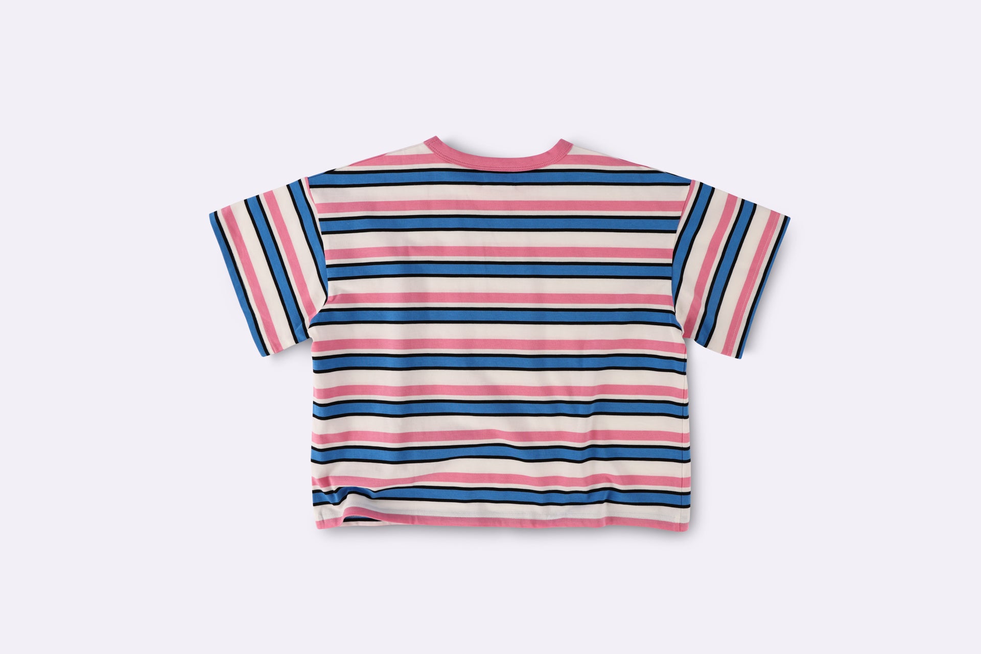 STRIPED TEE in PINK