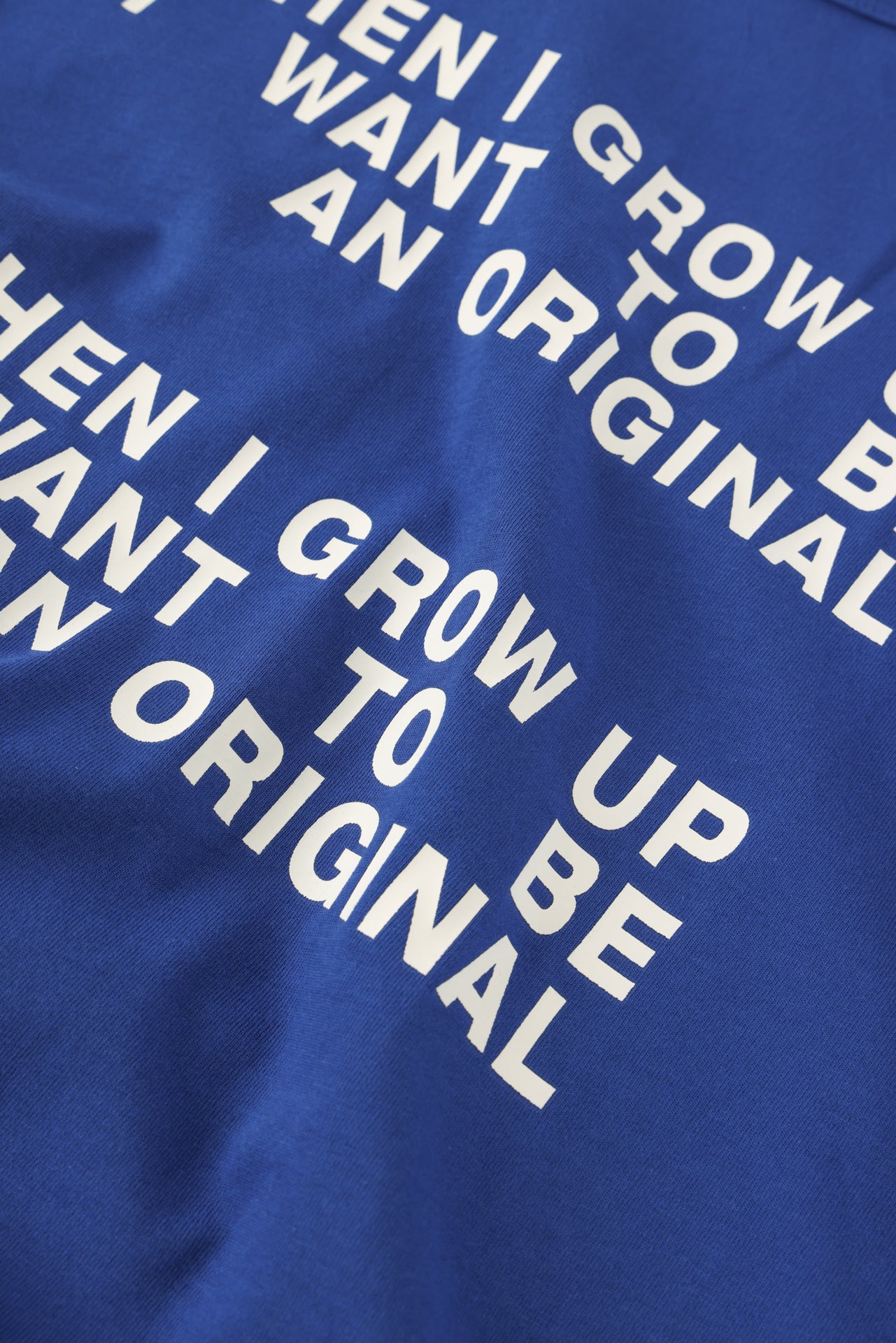 THE ORIGINAL TEE in COBALT BLUE