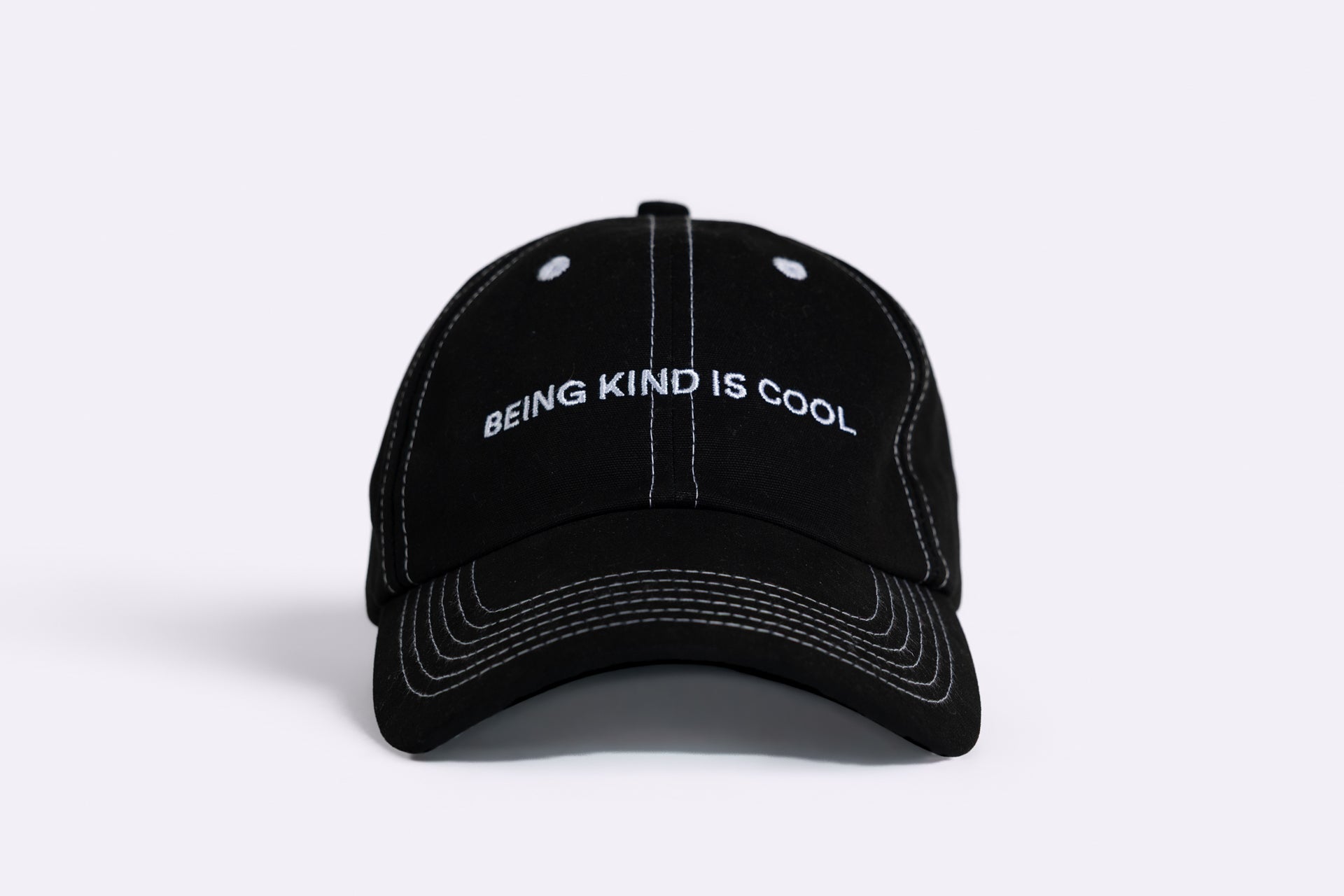 BEING KIND IS COOL DAD CAP in BLACK