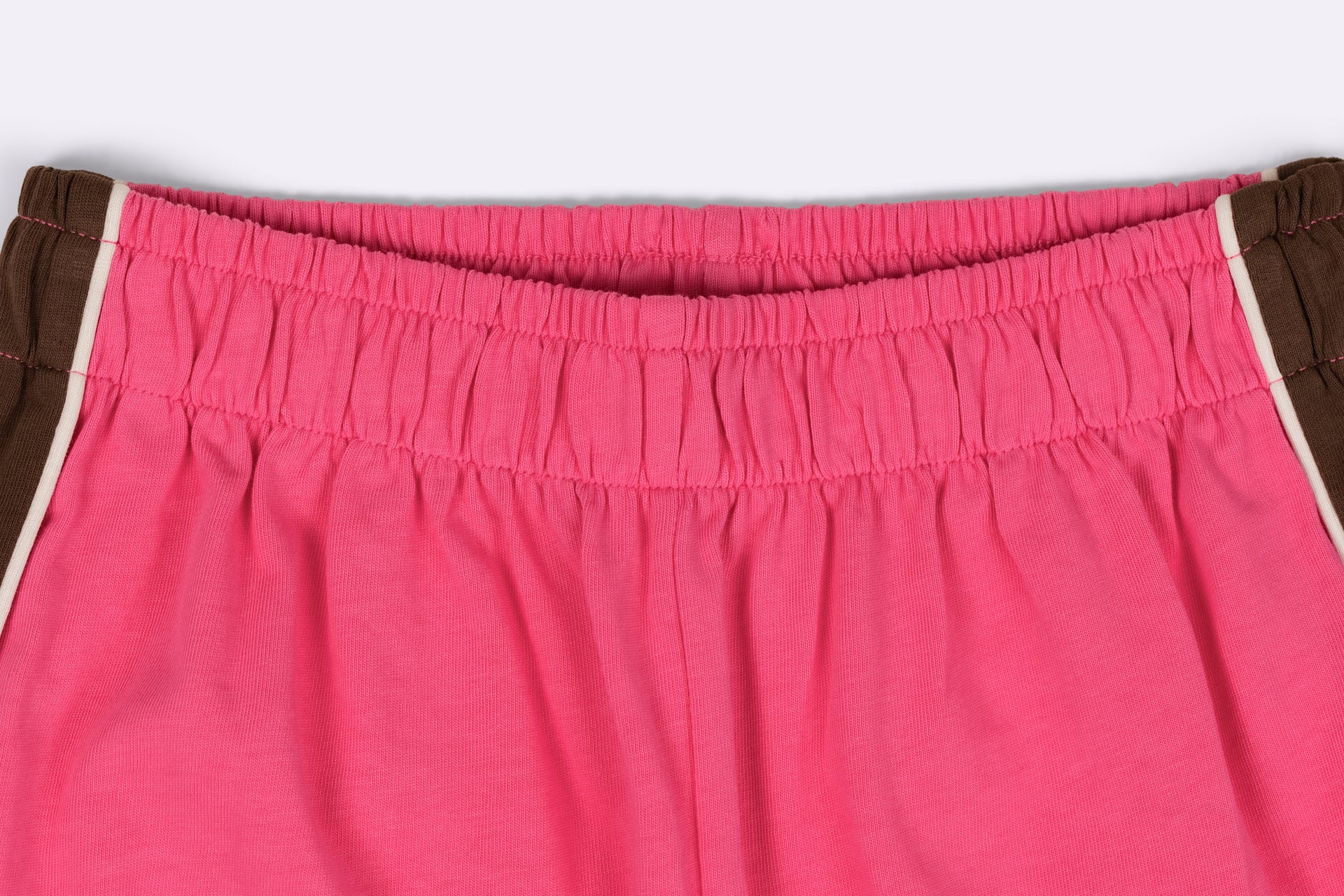 TWO TONE BASE PANT in PINK/BROWN