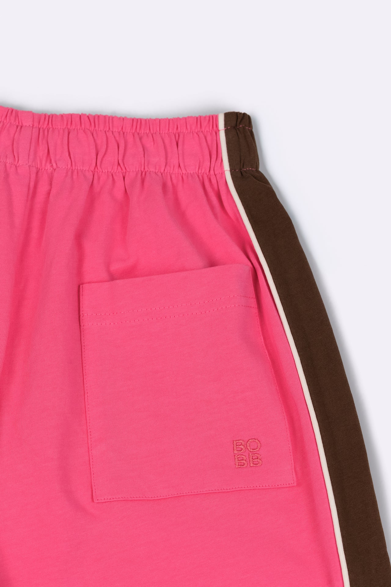 TWO TONE BASE PANT in PINK/BROWN