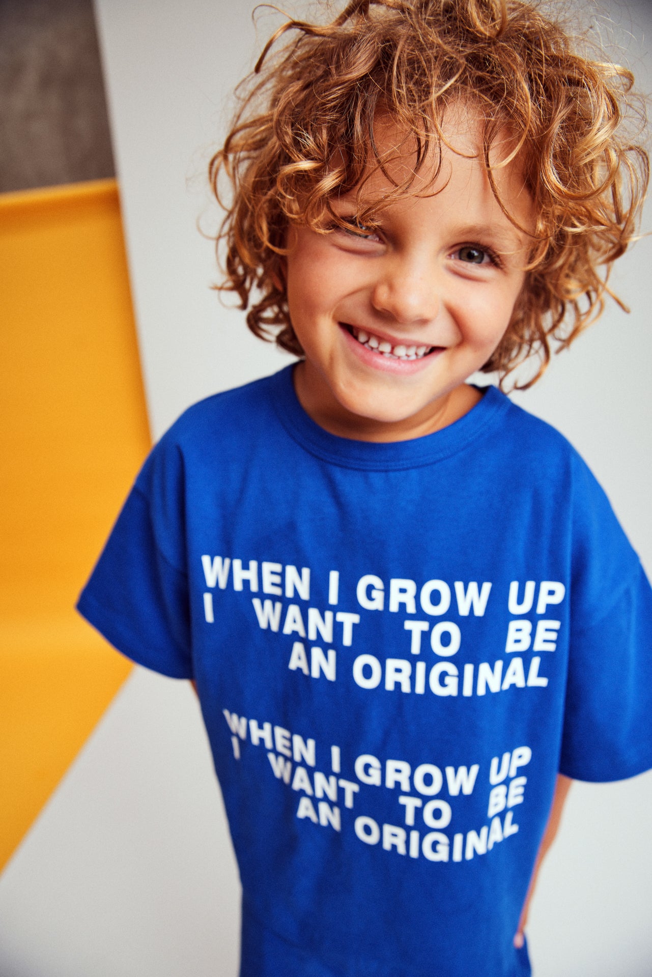 THE ORIGINAL TEE in COBALT BLUE