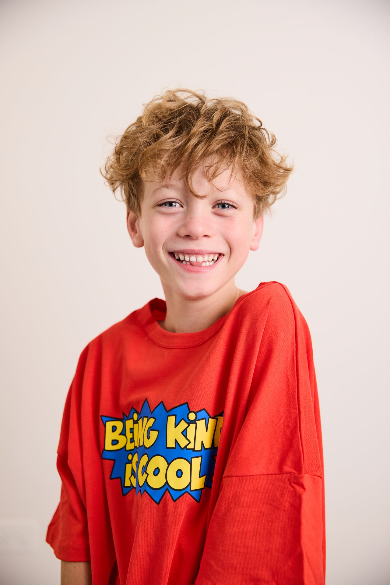 BEING KIND IS COOL TEE in CLASSIC RED