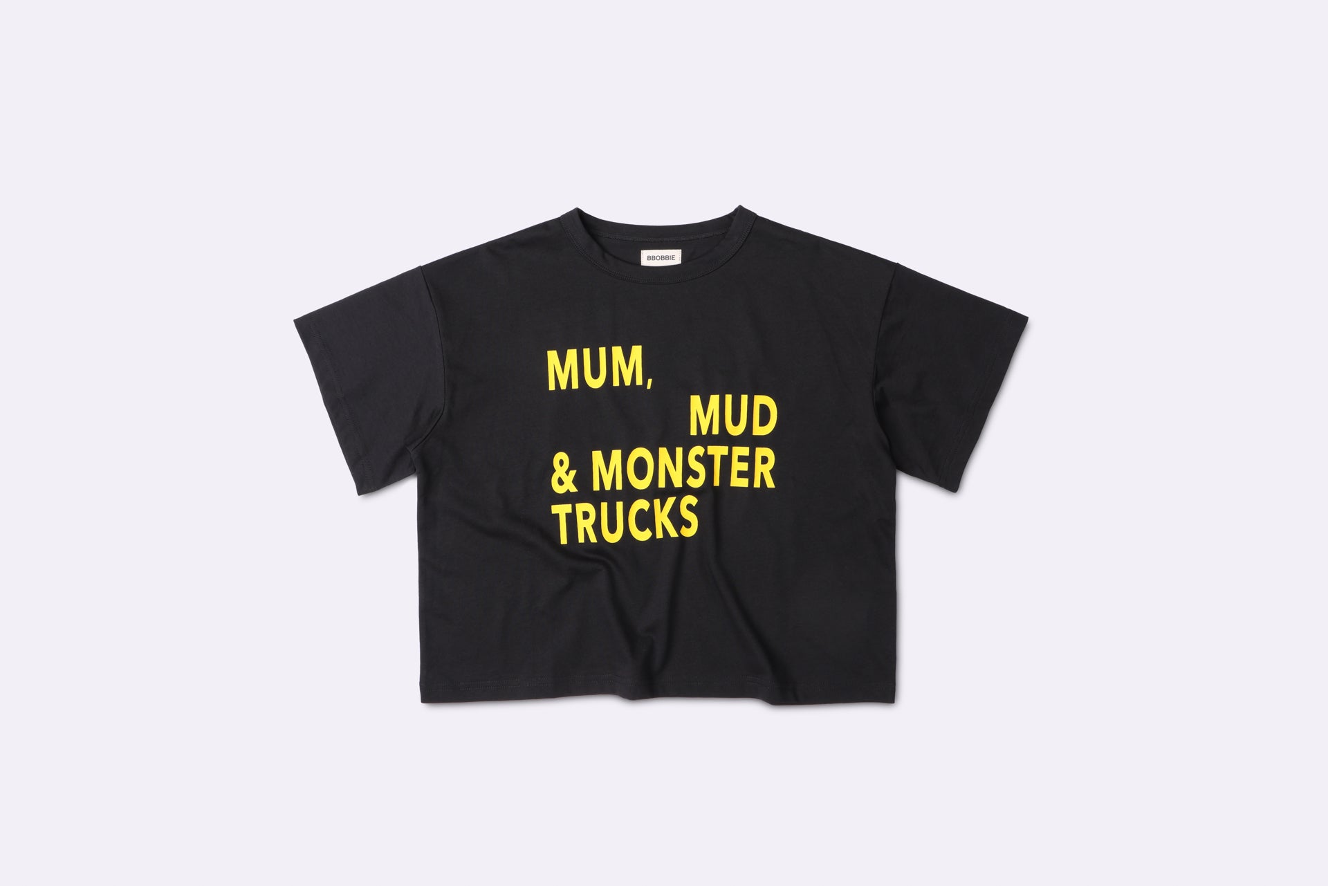 MMM TEE in BLACK/YELLOW