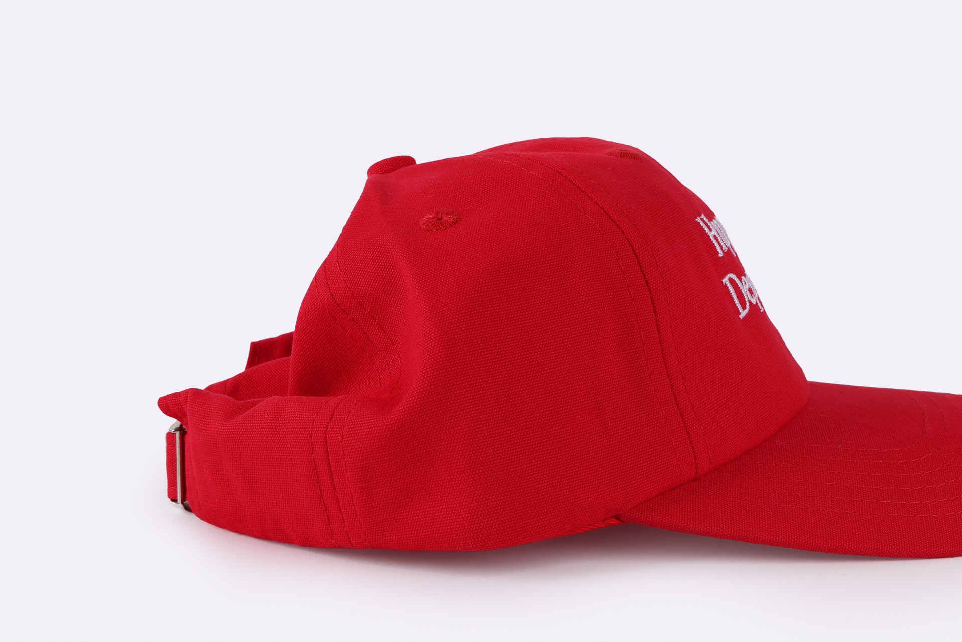 HAPPINESS DEPT. DAD CAP in RED