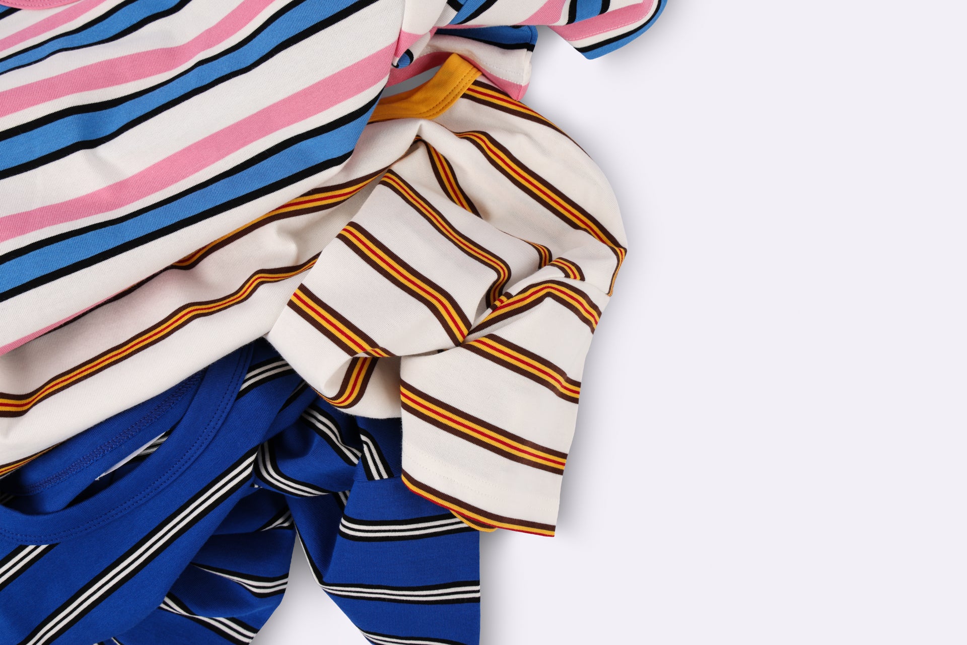 STRIPED TEE in YELLOW