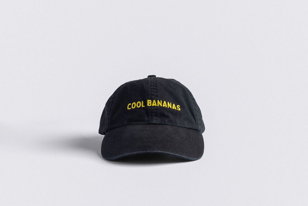 COOL BANANAS DAD CAP in BLACK