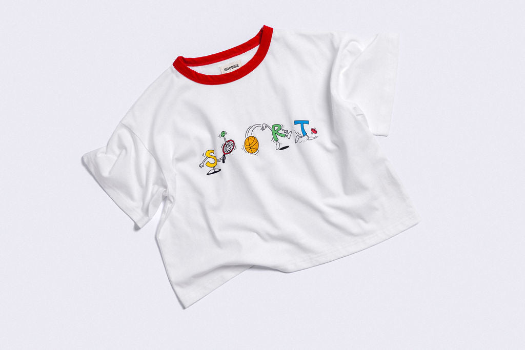 THE SPORT TEE in WHITE