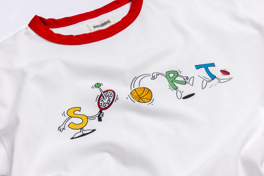THE SPORT TEE in WHITE