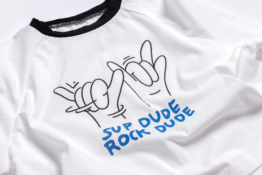 THE DUDE TEE in WHITE